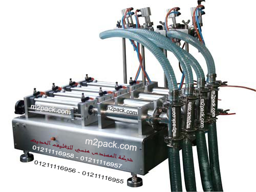 Four – Head Piston Oil Filling Machine Semi – automatic Model: 403IIII Engineer Mansy Brand