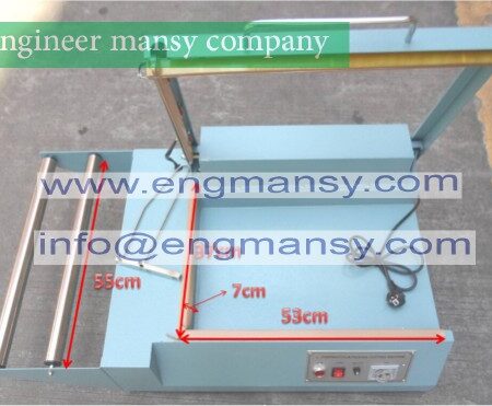 Manual slevee sealing machine, plastic wrapping bag sealer, shrinking film sealing