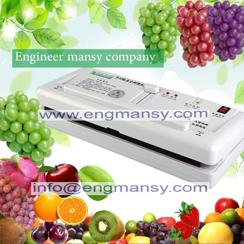 A new 220-volt household food vacuum sealer film sealer machine vacuum packing machine food containers Model 604 engineer mansy global mark