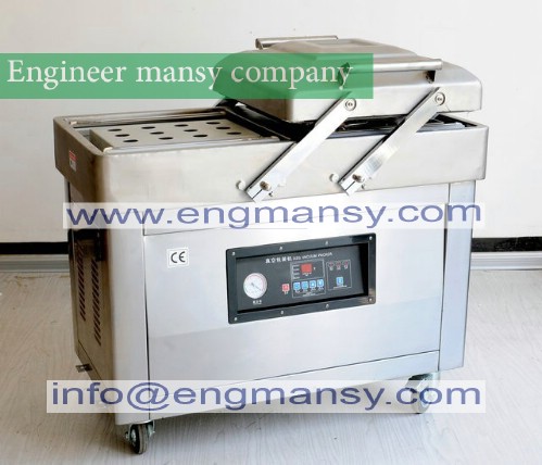 Double room squeezed vacuum sealing machine Model 603 engineer mansy mark