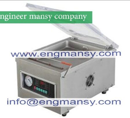 vacuum sealing / packing machine spiced peanuts for products, meat and fish model 601 engineer mansy mark