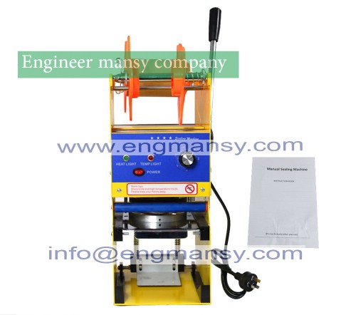 Semi-Automatic Bubble Tea Cup Sealing machine Fruit Juice Cup Sealer model 706 engineer mansy brand