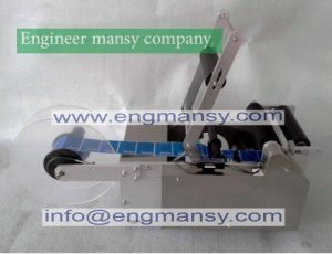 Semi-automatic round bottle labeling machine tagging packaging printing production date coding machine posters Model 831engineer mansy brand