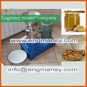 Type food / peanut butter machine, colloid mill, sesame mill, sauce / paste machine model 810 engineer mansy global brand