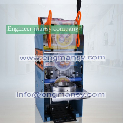 cup sealing machine by hand, manual sealing machine model 706 Engineer mansy brand
