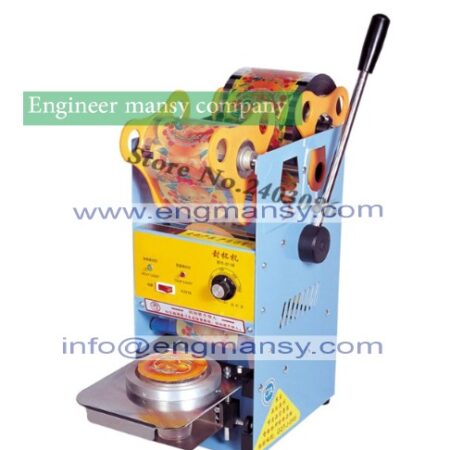 Hand press type pearl milk tea plastic cup manual sealing machine model 706 Engineer mansy brand