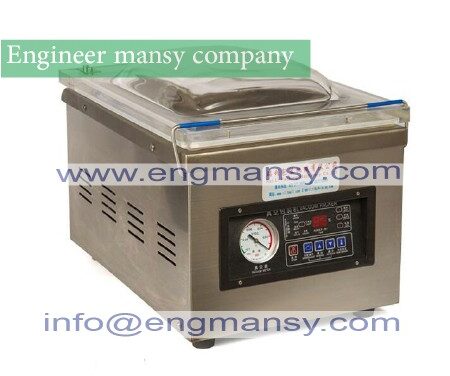 vacuum packing food stopper vacuum machine vacuum sealing machine commercial food nut / fruit / meat for 220 volts Model 601 engineer mansy global mark