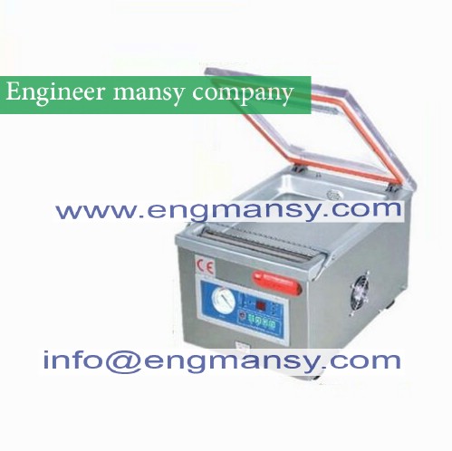 Vegetarian food vacuum sealer, table top vacuum packing machine model 601 engineer mansy mark