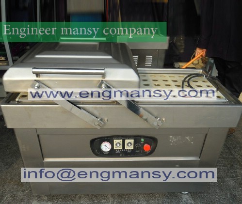 meat fish food grain plastic pakeage squeezed vacuum sealing machine Model 603 engineer mansy global brand