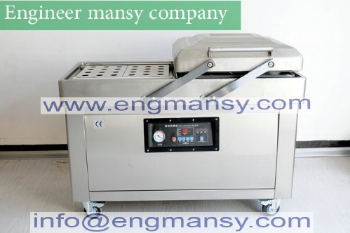 meat fish food grain plastic pakeage squeezed vacuum sealing machine Model 603 engineer mansy international brand