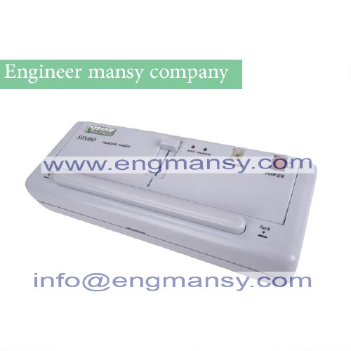 packing food pastes vacuum heat sealing machine household electric kitchen Model 604 engineer mansy global brand