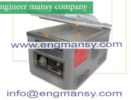 vacuum sealer, vacuum packing machine vacuum chamber, vacuum packing machine aluminum seal bags model 601 engineer mansy mark