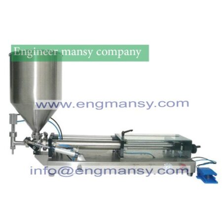 100-1000 ml  semi automatic bottle filling machine Model 404 engineer mansy international  brand