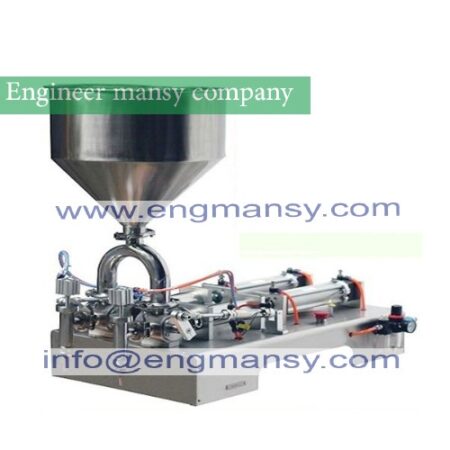 100-1000ml Double heads Cream Shampoo Cosmetic filler Automatic Filling Machine Model 404 engineer mansy international  brand