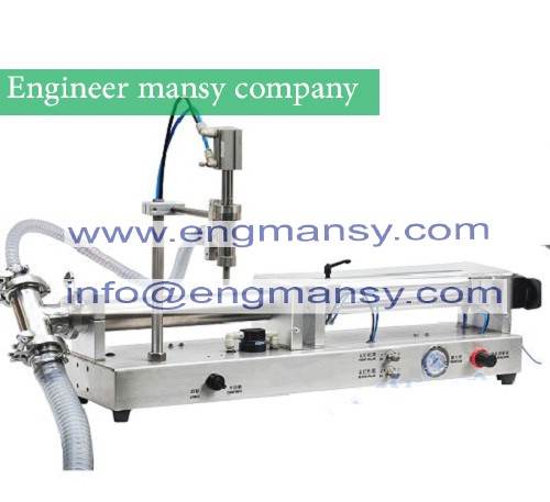 100-1000ml Water / Liquid filling machine model 403 engineer mansy international mark