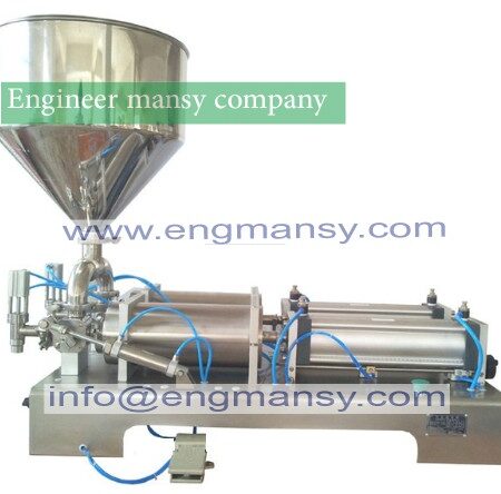 100-1000ml double heads Cream Shampoo Cosmetic Automatic Filling Machine  Model 404 engineer mansy global brand