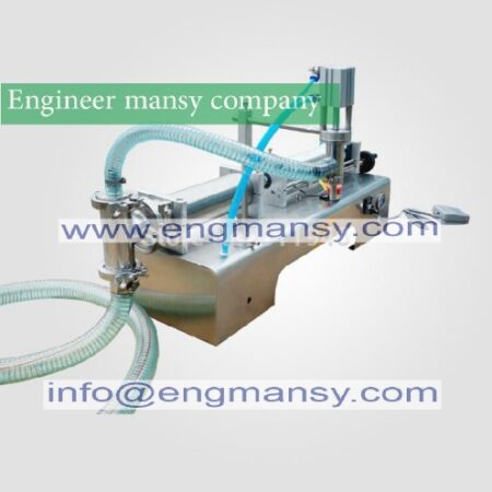 5-100ML Semi Automatic Pneumatic Liquid Filling Machine Filling Shampoo Perfume Beverage Packer Model 403 engineer mansy international  brand