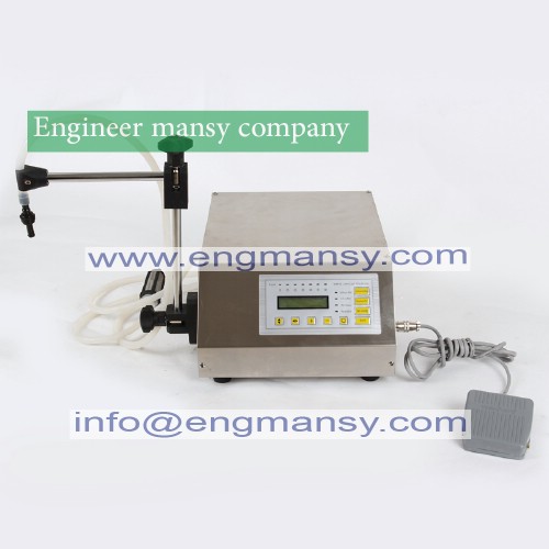 5-3500 ml Digital Control Pump Drink Water Liquid Filling Machine Model 451 engineer mansy global mark