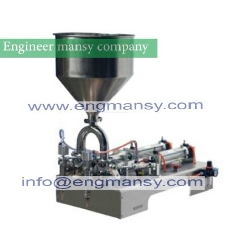 50-500ml Pneumatic Pasty Food Filling Machine Sticky Pasty Filler Stainless Hot Sauce Bottling Equipment Beverage Packer Model 404 engineer mansy international  brand
