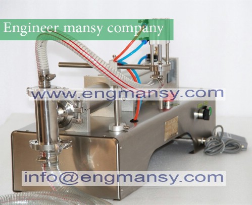Automatic liquid filling machine 100-1000ml Single head horizontal pneumatic liquid filling machine Model 403 engineer mansy international brand