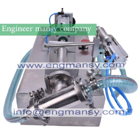 Filling machine Single nozzle Liquid large hopper Rotary Valve range 50-500ml quantitative filling and packaging equipment Model 403 engineer mansy international  brand