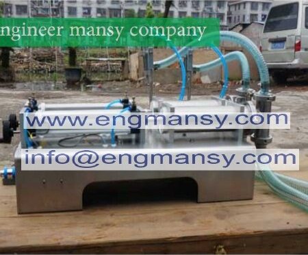 Filling machine double nozzle Liquid large hopper Rotary Valve range 10-300ml quantitative filling and packaging equipment model 403 engineer mansy mark