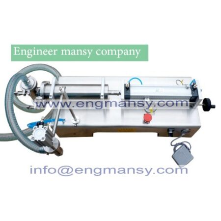 Filling machine liquid filler pneumatic 0.6MPa 5-1000ml water bottle filling machine sauce packaging equipment beverage filler Model 403 engineer mansy international  mark