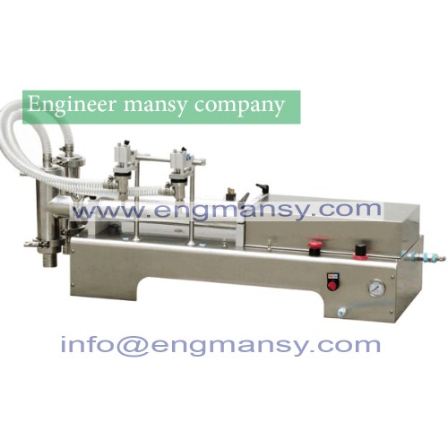Selling automatic Horizontal Pneumatic filler machine Pneumatic liquid paste filling machine model 403 engineer mansy international mark
