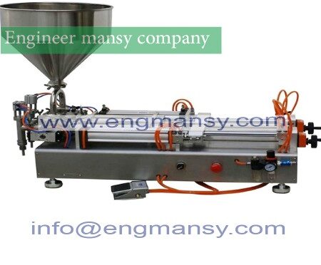 stainless steel horizontal pneumatic liquid filling machine automatic filling machine Filling Machine,double nozzle filler Model 404 engineer mansy global brand