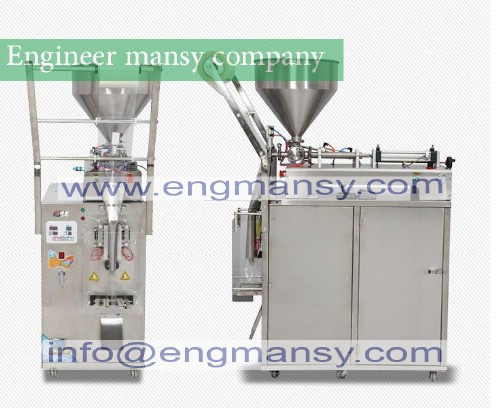 10-50 ml automatic filling and packaging machine for liquid and cream, paste fluid model 503 engineer mansy brand