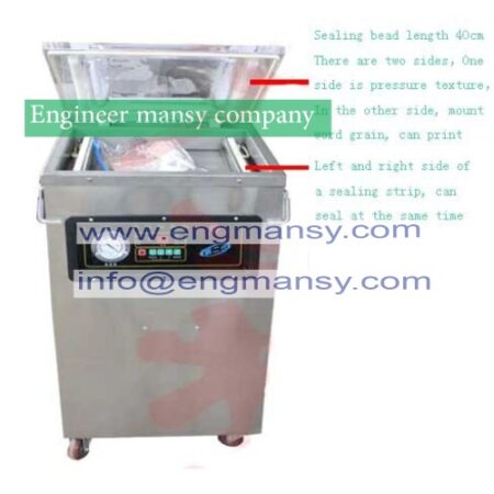 Automatic vacuum machine vacuum packing machine vacuum sealer food packaging equipment Mechanical control version model 601 Engineer mansy global mark