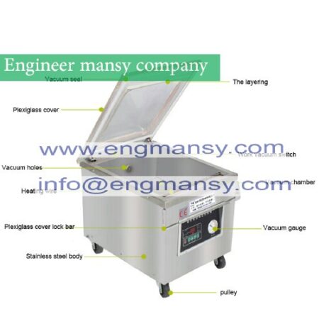 Electronic equipment tools Vacuum sealer aluminum bags shrinking sealing machinery plastic package food,document,medical model 601 engineer mansy international mark