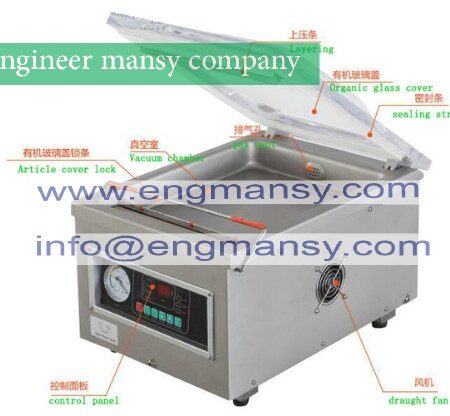 kitchen tools vacuum package machine, vacuum sealing machine, Plastic Bag packing machine, rice food spares vaccum sealer model 601 engineer mansy international  brand