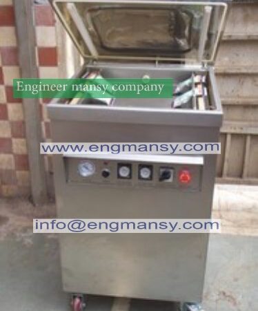 single-chamber vacuum machine food vacuum machine meat vacuum packaging machine model 601 Engineer mansy international mark