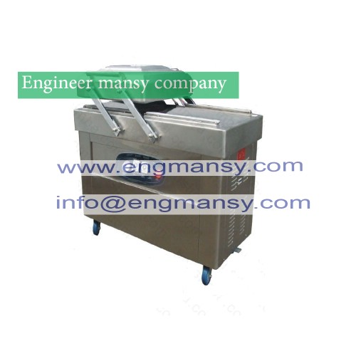 stainless steel double chamber vacuum packaging machine Continuous Vacuum Packaging Machine Food vacuum machine model 603 Engineer mansy global brand