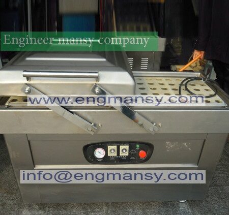 stainless steel double chamber vacuum packaging machine Continuous Vacuum Packaging Machine Food vacuum machine Model 603 engineer mansy international brand