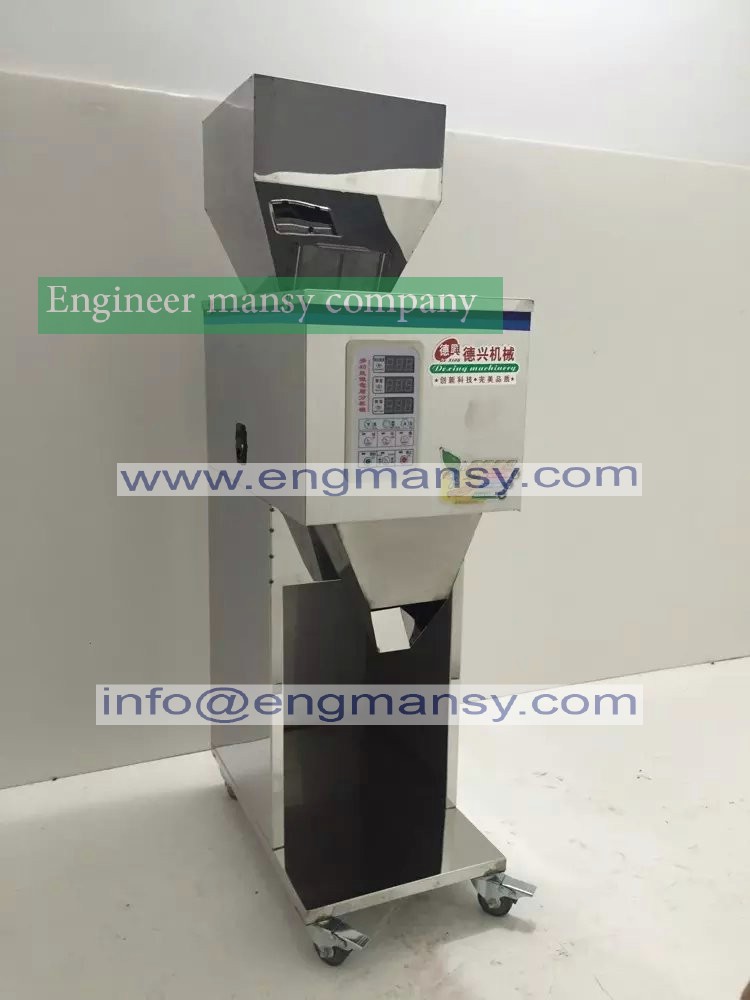 Automatic Filling machine for Grain/Pellet/Powder/Seeds beans grinding machine model 904 Engineer mansy global mark