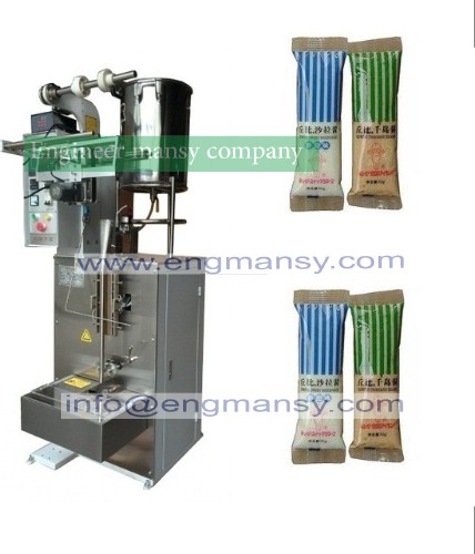 relay forming bag water/juice filling sealing machine Model 504 engineer mansy international mark