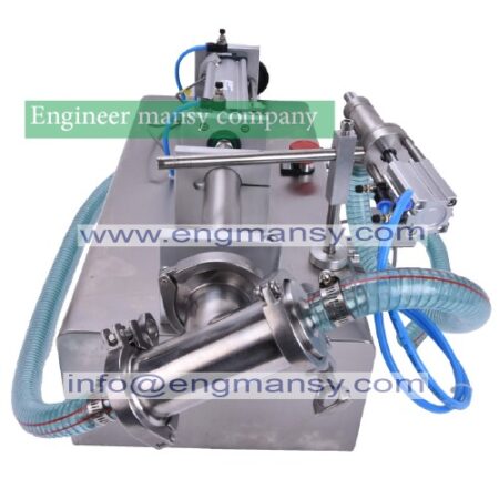 1 pcs 5-100ML Semi automatic Pneumatic liquid filling machine filling shampoo perfume SS304,beverage packer Model 403 engineer mansy brand