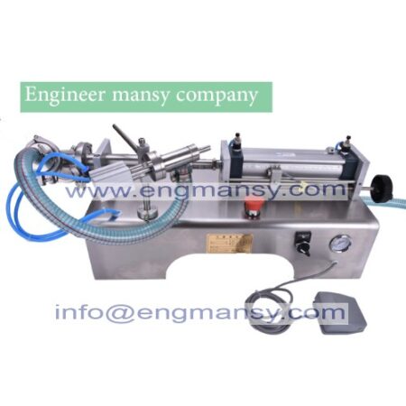 1 pcs 50-500ML Semi automatic Pneumatic liquid filling machine filling shampoo perfume SS304,beverage packer Model 403 engineer mansy global brand
