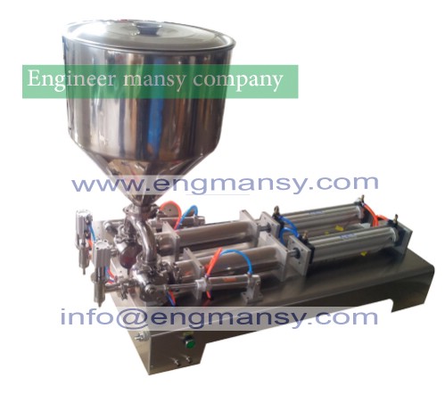 100-1000ml Double Heads Cream Shampoo Cosmetic Automatic Filling Machine Glue Filling Machine Model 404 engineer mansy mark