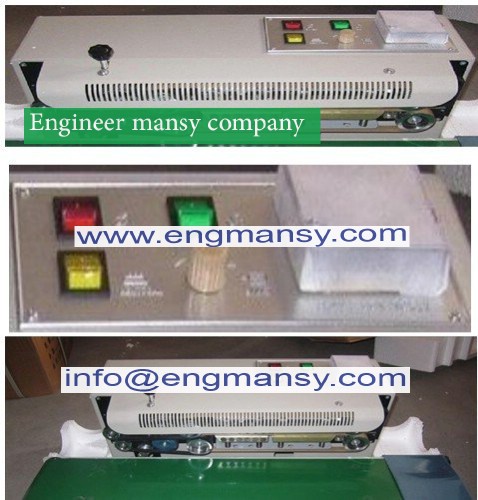 100% Warranty Band Sealer+automatic sealing machine+seal belt+date printing+free shipping model 301 Engineer mansy global mark
