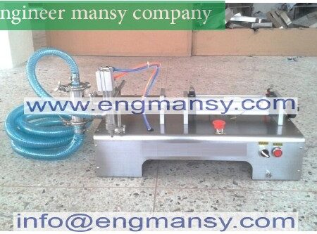 1000-5000ml Single Head Liquid Soft drink Pneumatic Filling Machine model 403 engineer mansy mark