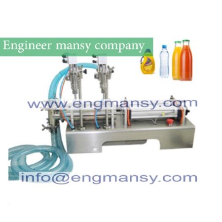 30-500ml Double Head Liquid Softdrink Pneumatic Filling Machine model 403 engineer mansy mark