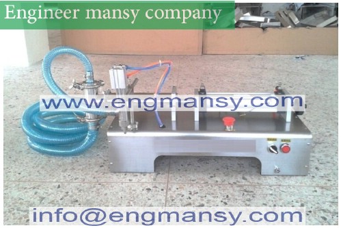 30-500ml Single Head Liquid Softdrink Pneumatic Filling Machine model 403 engineer mansy mark