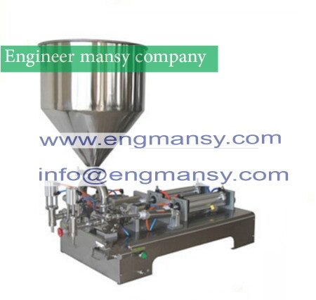 300-2500ml double heads Cream Shampoo Cosmetic Automatic Filling Machine model 404 Engineer mansy mark