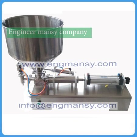 (300-2500ml) pneumatic volumetric Softdrin liquid filling machine(pneumatic liquid filler for oil, water, juice, honey, soap) Model 404 engineer mansy international  mark