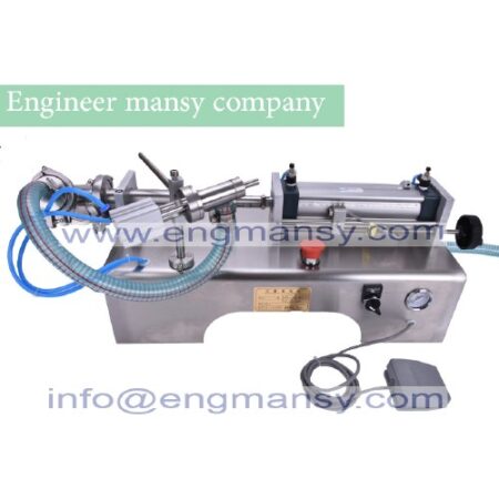 5-100ML Semi automatic Pneumatic liquid filling machine filling shampoo perfume SS304,beverage packer 1 order model 403 engineer mansy international brand