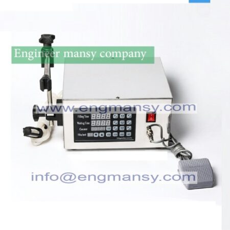 Automatic Magnetic pump liquid filling machine filler For oil, acid and alkali liquid, highly corrosive liquid Model 451 engineer mansy global brand