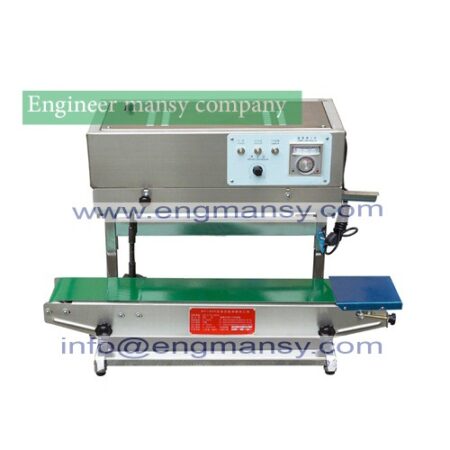 automatic plastic bag sealing machine/plastic bag sealer/plastic film sealing machine Model 303 engineer mansy global mark